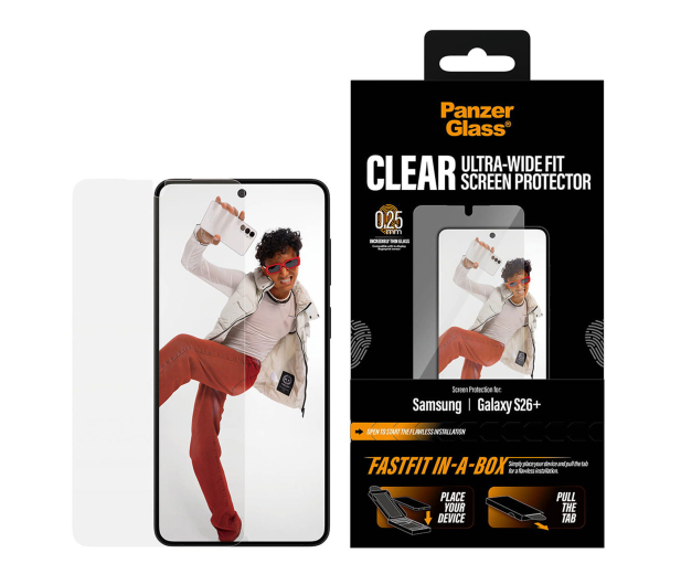 PanzerGlass Ultra-Wide Fit FastFit do Samsung Galaxy S26+ - 1538982 - zdjęcie